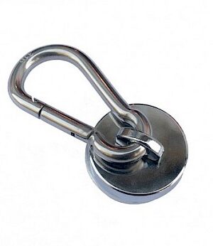 Nam châm Neodymium NdFeB có móc Carabiner đóng lò xo